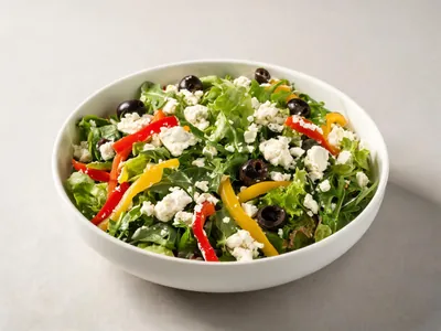 Gemischter Salat mit Meeresfrüchten